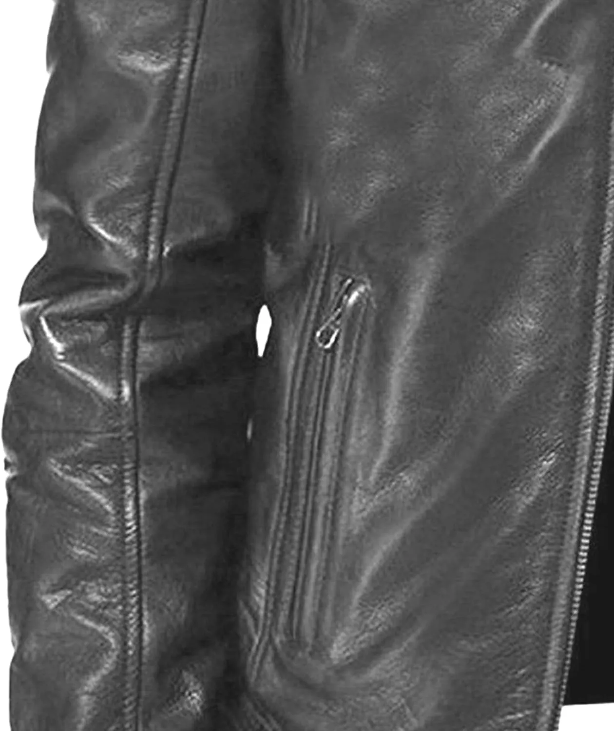 Men Slim Fit Motorcyle Leather Jacket Zip-Up Windbreaker Leather Jackets Lightweight PU Biker Vintage Coat