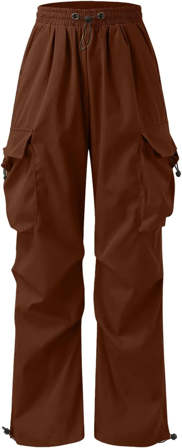 Mens Cargo Pants Casual Baggy Joggers Athletic Parachute Pant Loose Fit Sweatpants with Pockets Y2K Streetwear