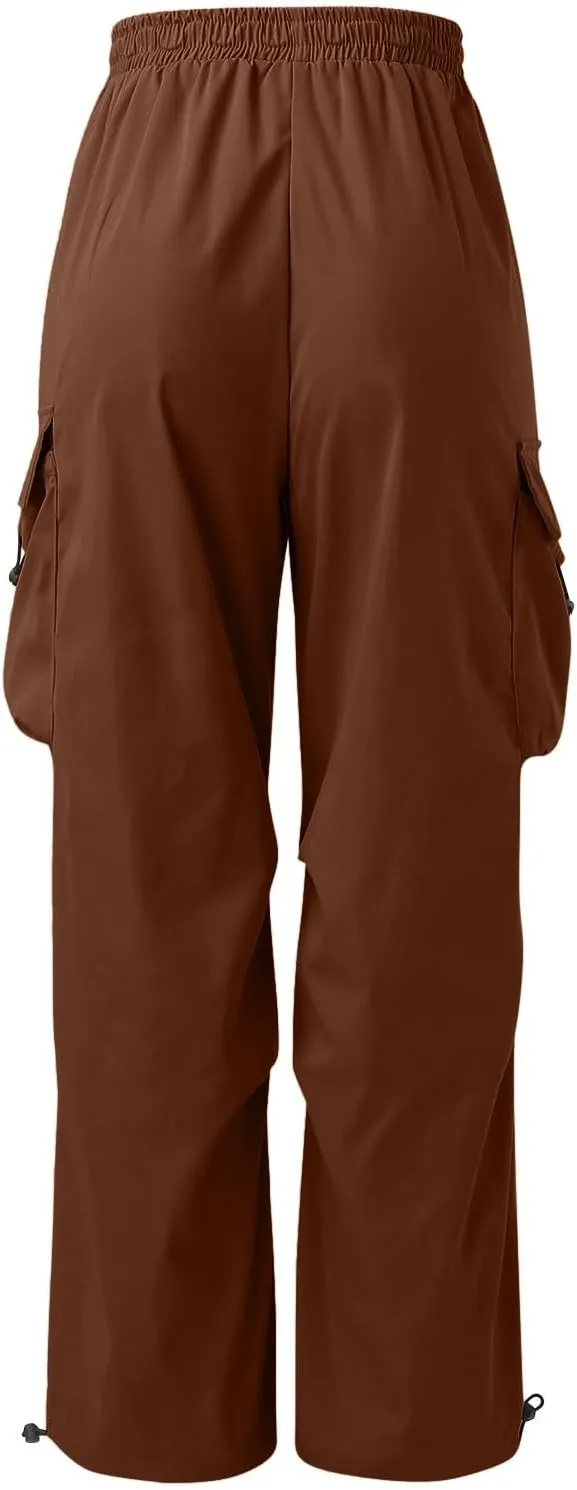 Mens Cargo Pants Casual Baggy Joggers Athletic Parachute Pant Loose Fit Sweatpants with Pockets Y2K Streetwear