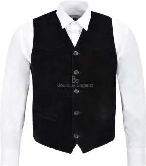 Men's New Party Fashion Stylish Real Genuine Classic Designer Real Soft Suede Leather Waistcoats Vests