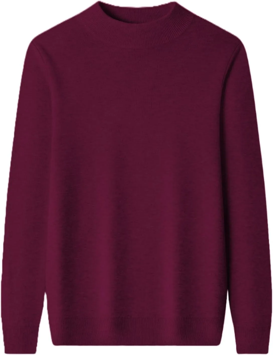 Mens Pull Over Sweater Slim Fit Warm Turtleneck Thick Jumper Basic Long Sleeve Knitted Tops Underwear Big and Tall