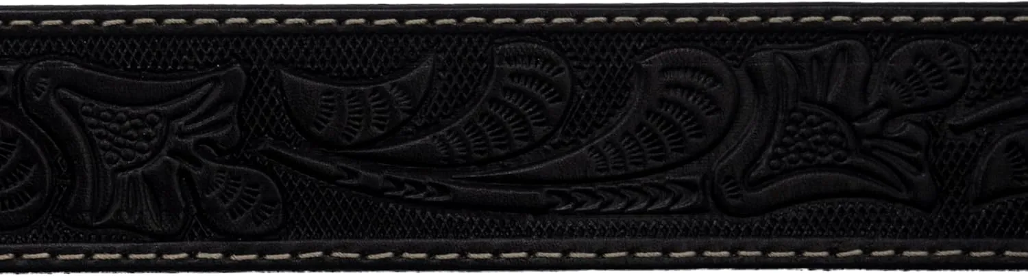 Men's Western Belt Cowboy Belt for Texas Men Country Style Fajas Vaqueras para Hombre Genuine Leather