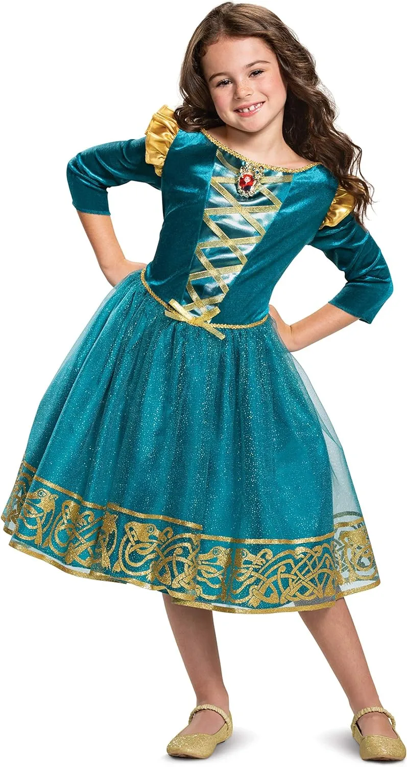 Merida Classic Disney Princess Girls Costume