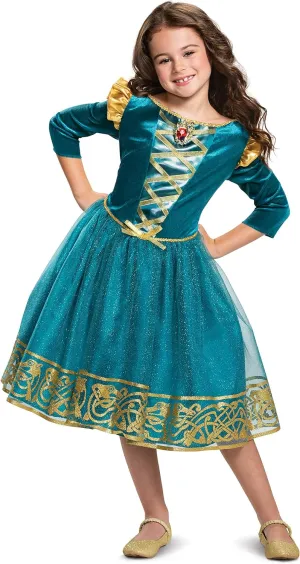 Merida Classic Disney Princess Girls Costume