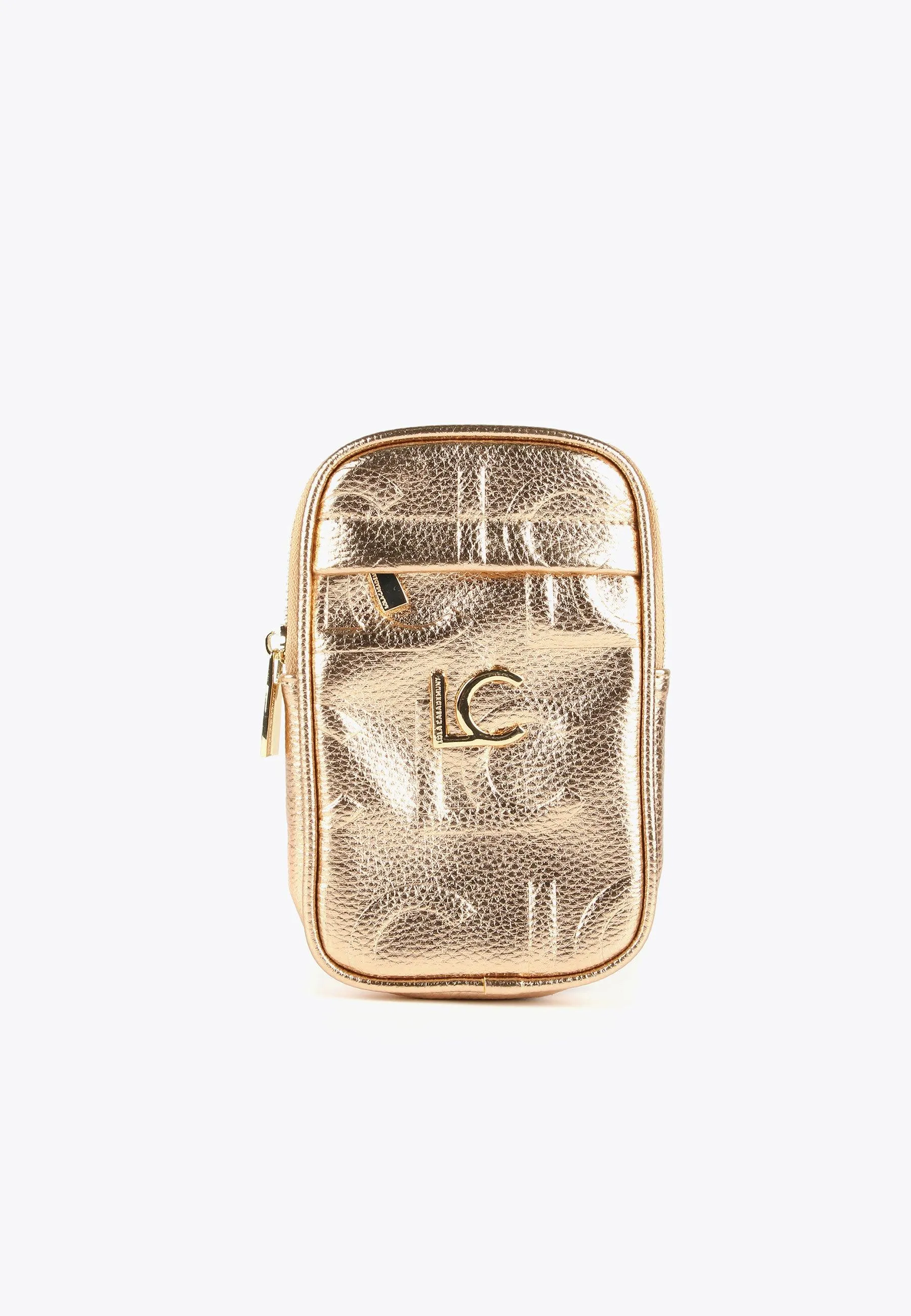 Metallic mobile phone bag