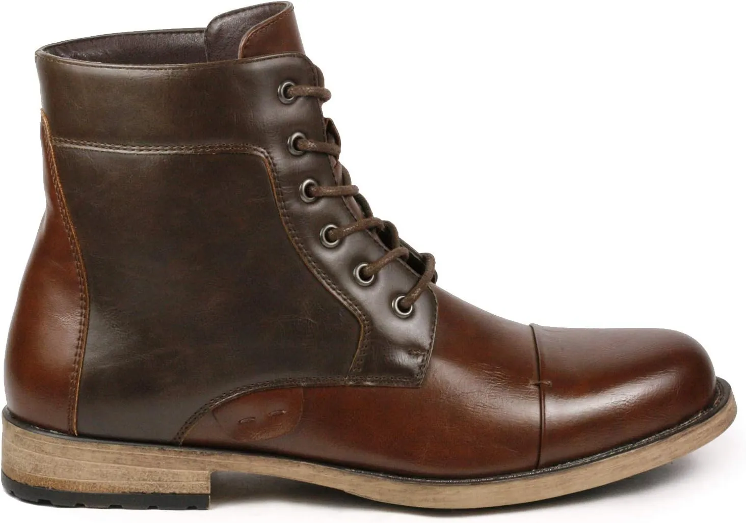 Metrocharm MC307 Men's Lace Up Cap Toe Formal Dress Casual Fashion Boots