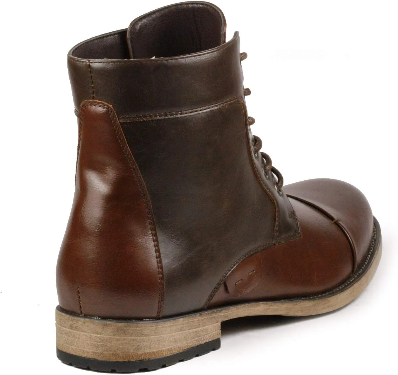 Metrocharm MC307 Men's Lace Up Cap Toe Formal Dress Casual Fashion Boots