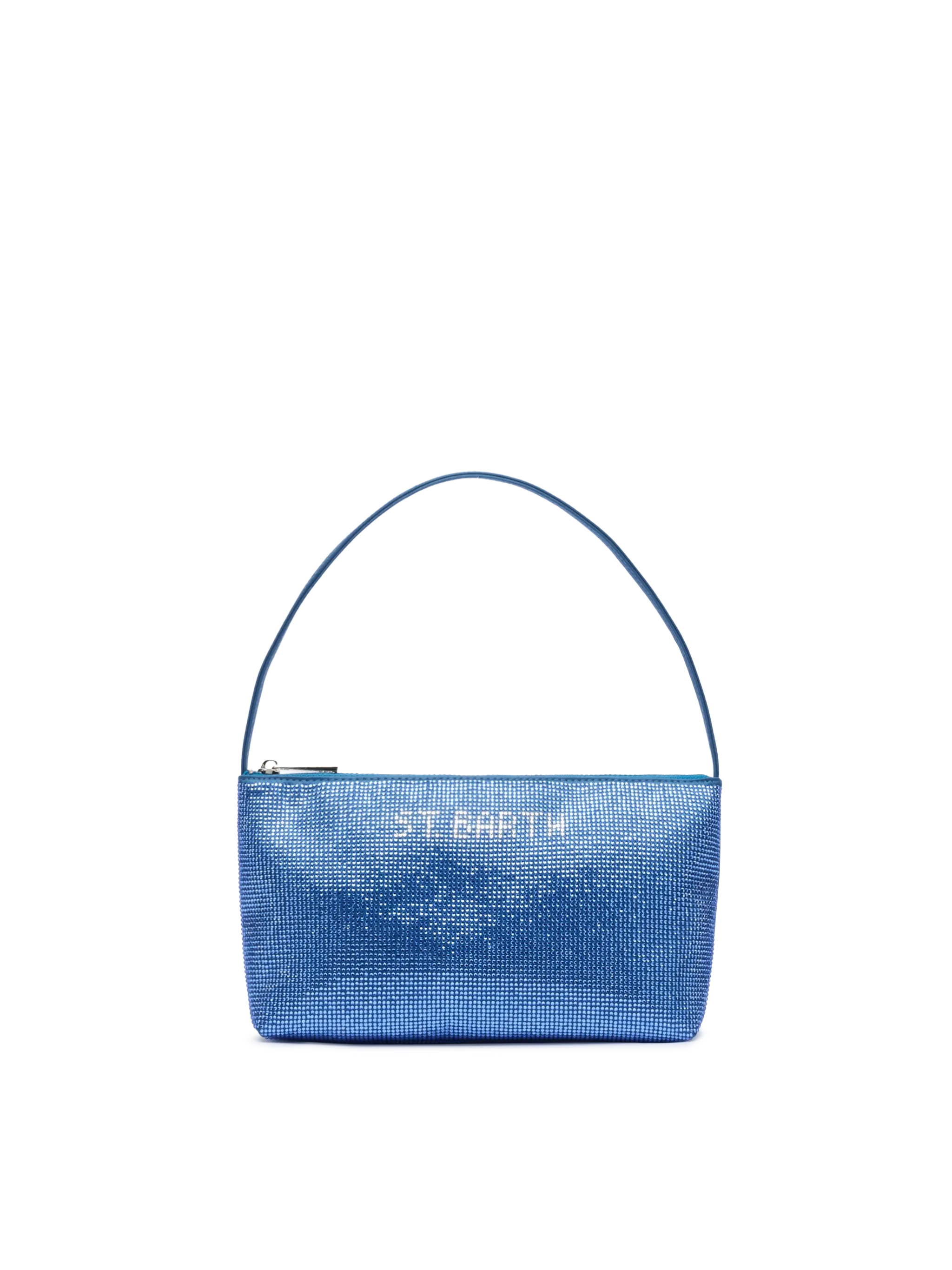 Mini bag Strassy with avio blue rhinestones