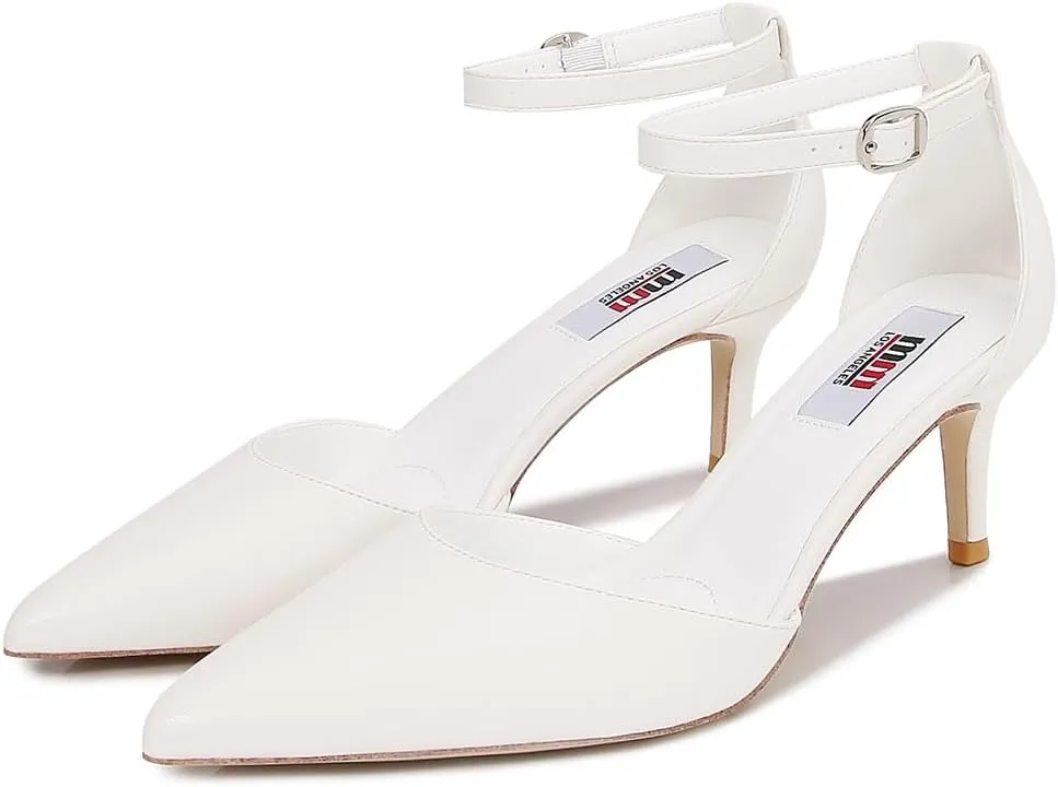 mm Women's Ankle Strap Front-Sling Pointed Toe Stiletto Heel