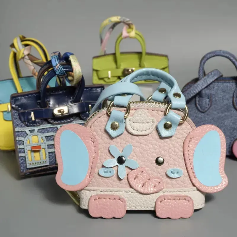 Monogram Elephant Mini Bag Pendant