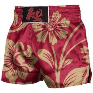 Muay Thai Boxing Shorts Fashion Flower Championships Athelets Training Fight MMA Boxer Boxing Trunks