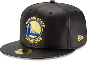 NBA Men's Faux Leather 59FIFTY Fitted Cap