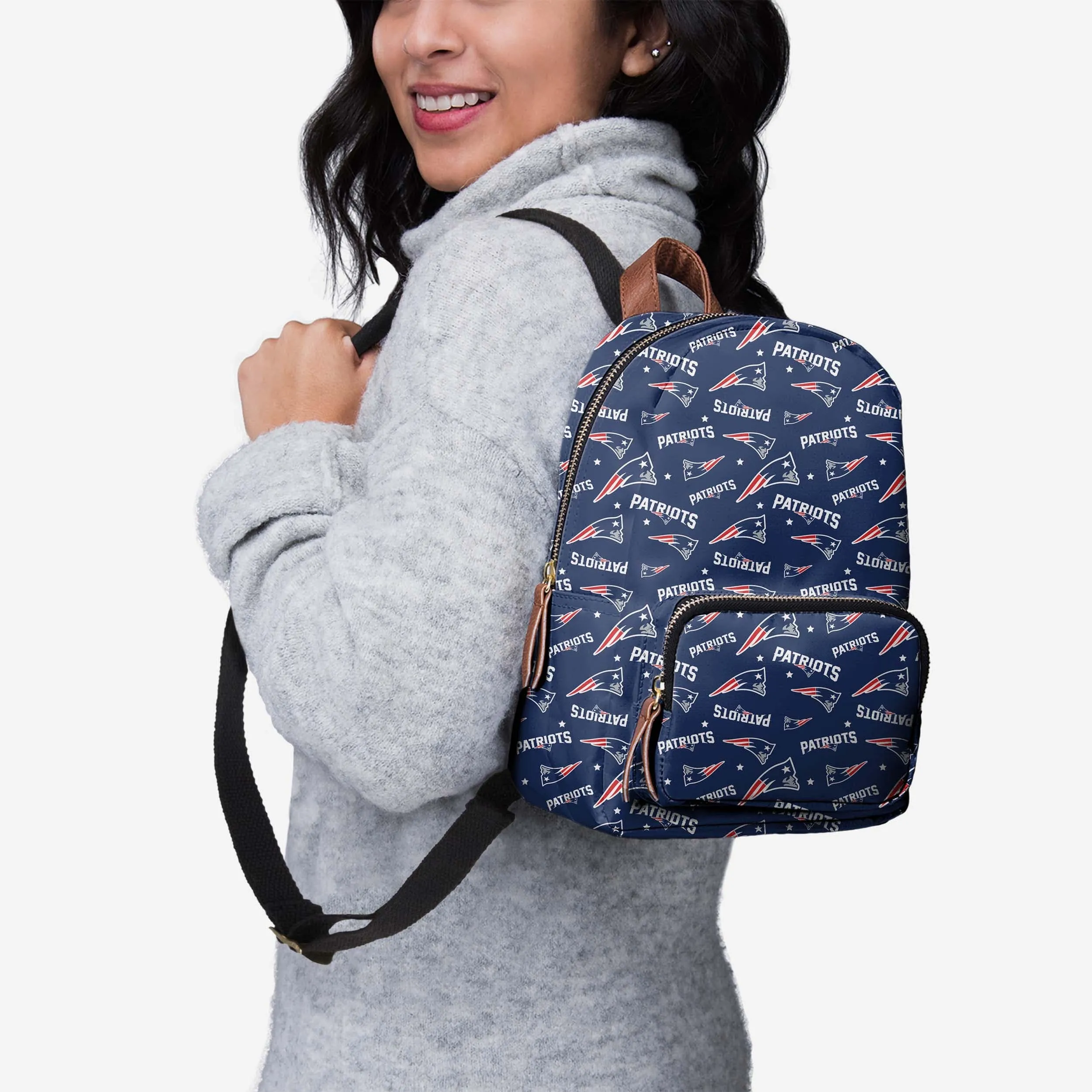 New England Patriots Printed Collection Mini Backpack