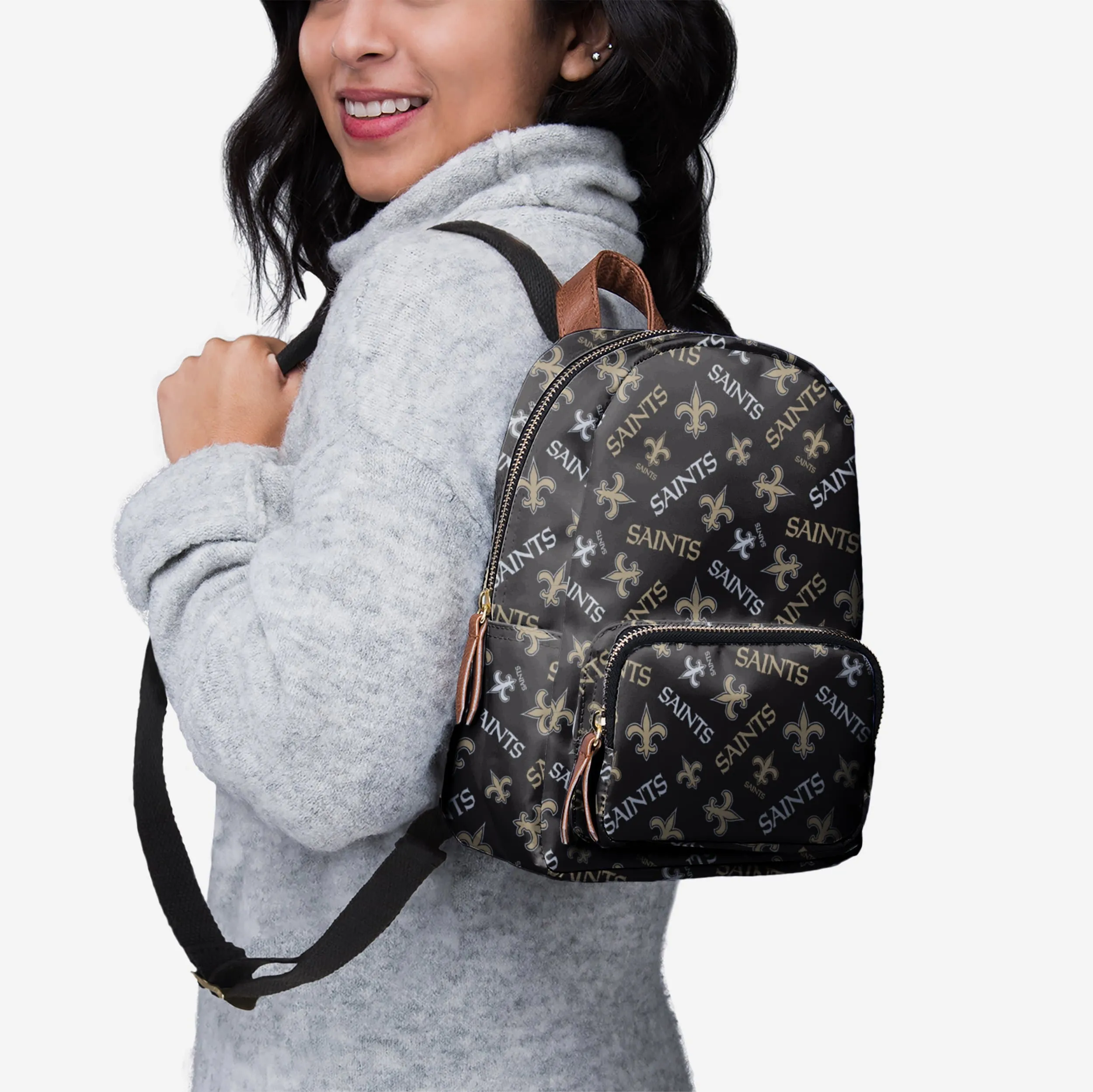 New Orleans Saints Printed Collection Mini Backpack