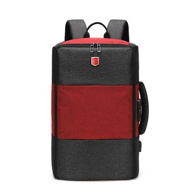New Waterproof Men Backpack Anti-thief 17 inch Laptop Backpack USB Charging Travel Bag Unisex Casual School Bags Mochila Male