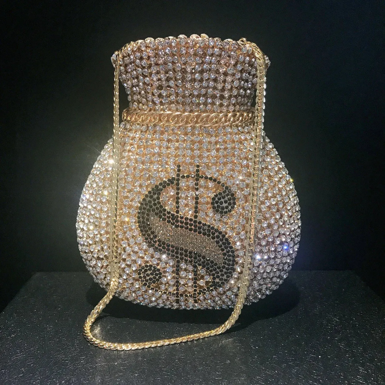 New Women Money Clutch Rhinestones