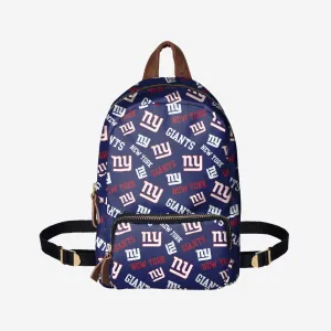 New York Giants Printed Collection Mini Backpack