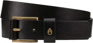NIXON Americana Vegan Belt - Black/Gold - Small