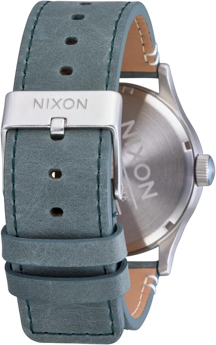 Nixon Men's A105 Sentry 42mm Stainless Steel Leather Quartz Movement Watch