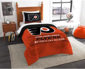 Officially Licensed NHL Twin or Full/Queen Comforter and Sham Set