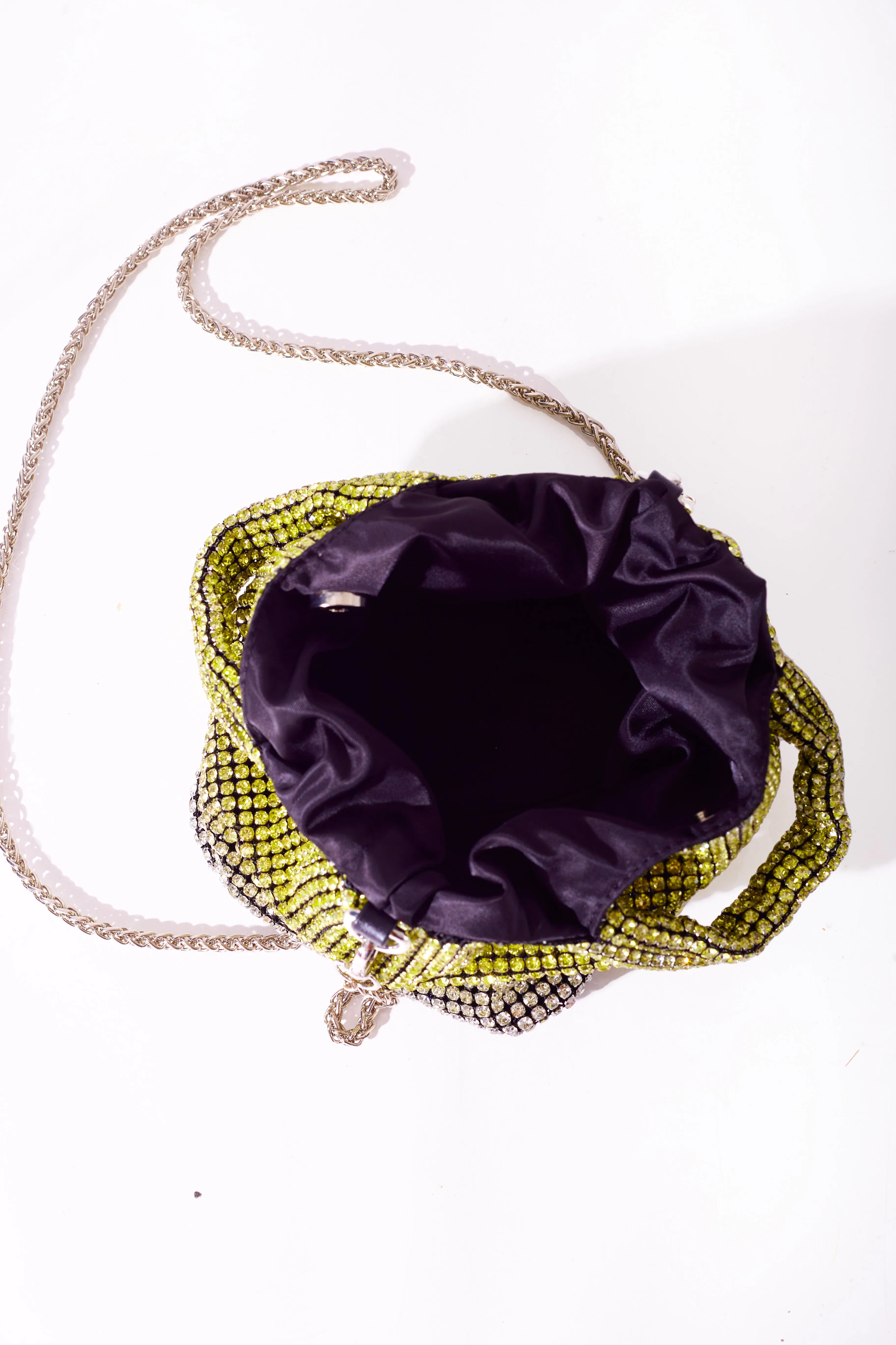 Ombre Green Bling Party Bag