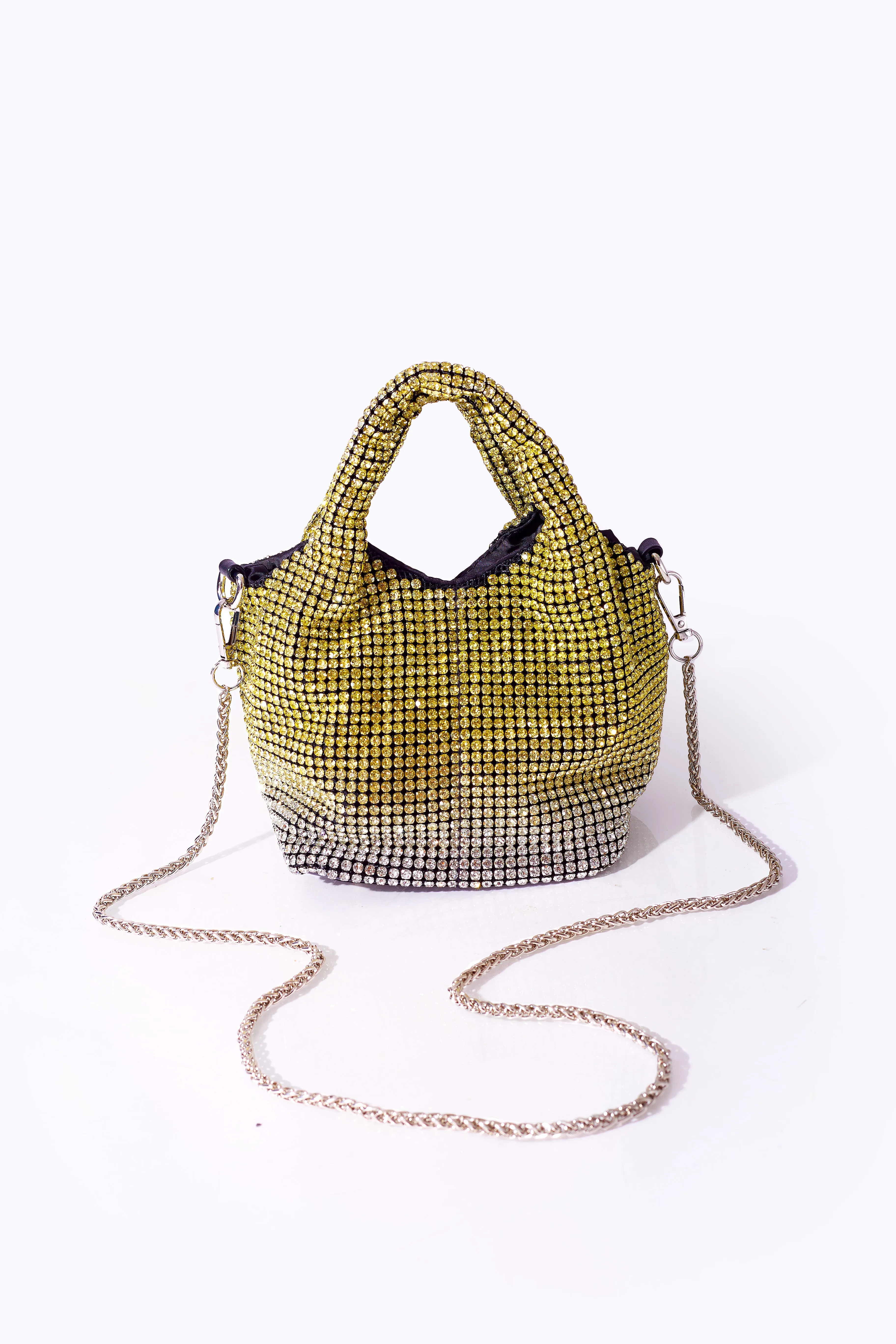 Ombre Green Bling Party Bag