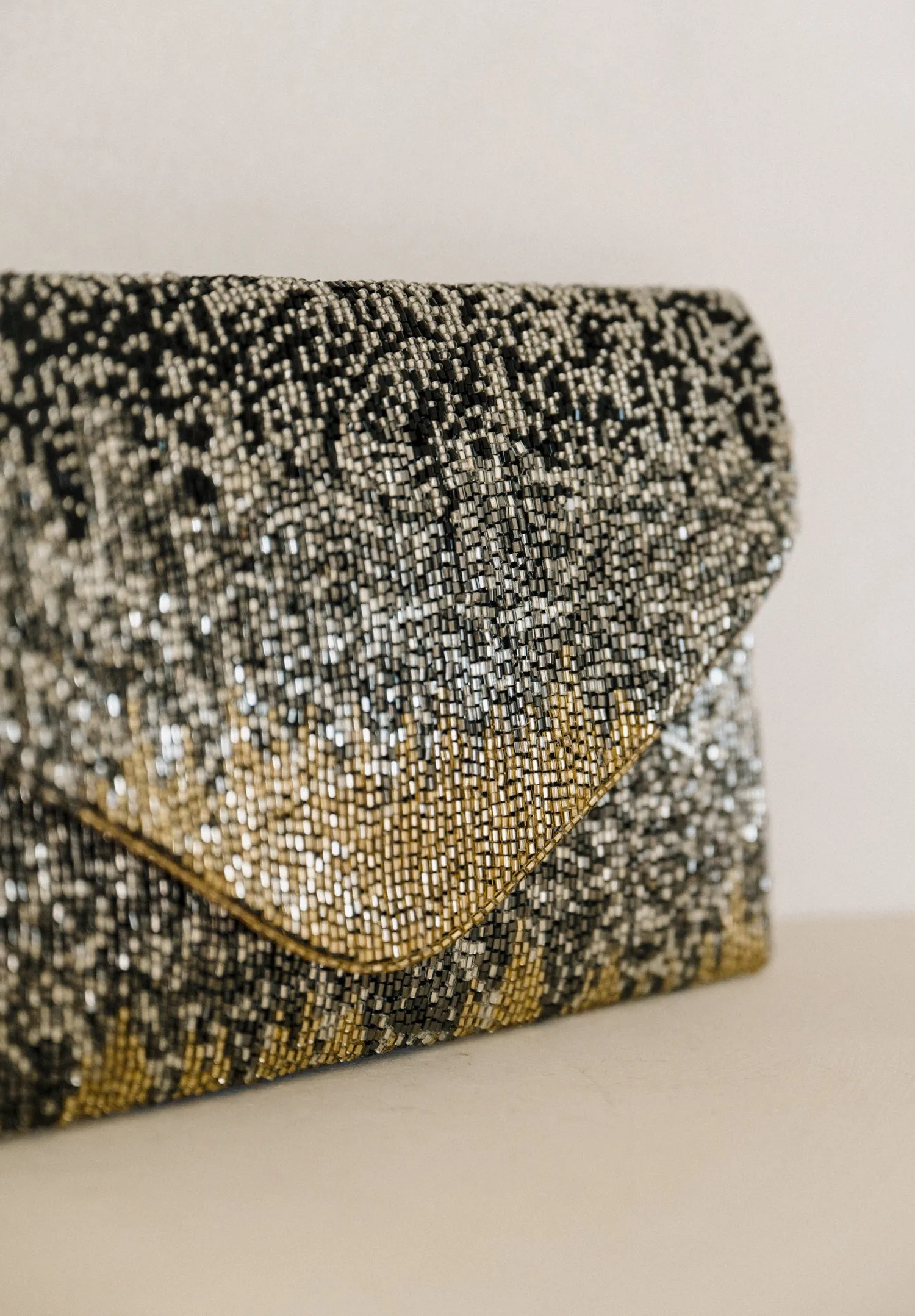 Ombre Skies Beaded Handbag (Preorder)