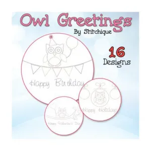 Owl Greetings Design CD