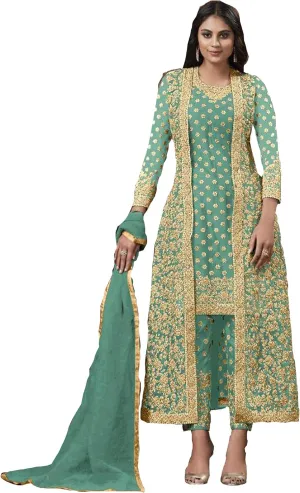 Pakistani Women's Readymade Indian Salwar Kameez Trouser Pant Dupatta Dresses (US, Numeric, 46, Regular, Regular, Choice 4)