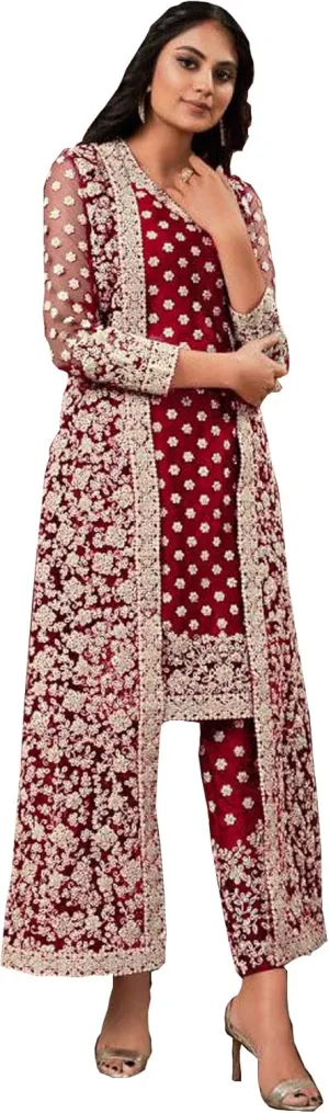Pakistani Women's Readymade Indian Salwar Kameez Trouser Pant Dupatta Dresses (US, Numeric, 46, Regular, Regular, Choice 5)