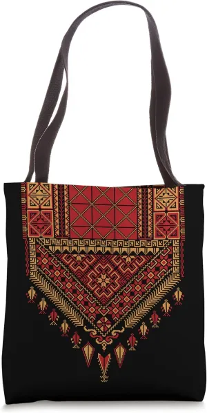 Palestine Women's Islam Folklore Palestinian Thobe Girls Dress Tote Bag