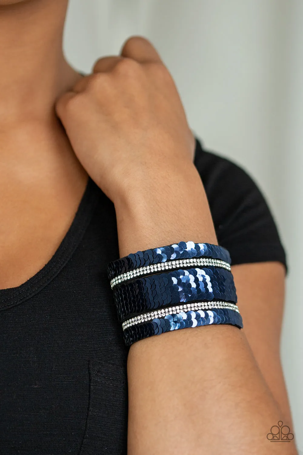 Paparazzi MERMAID Service Urban Bracelet Blue (2-in-1)