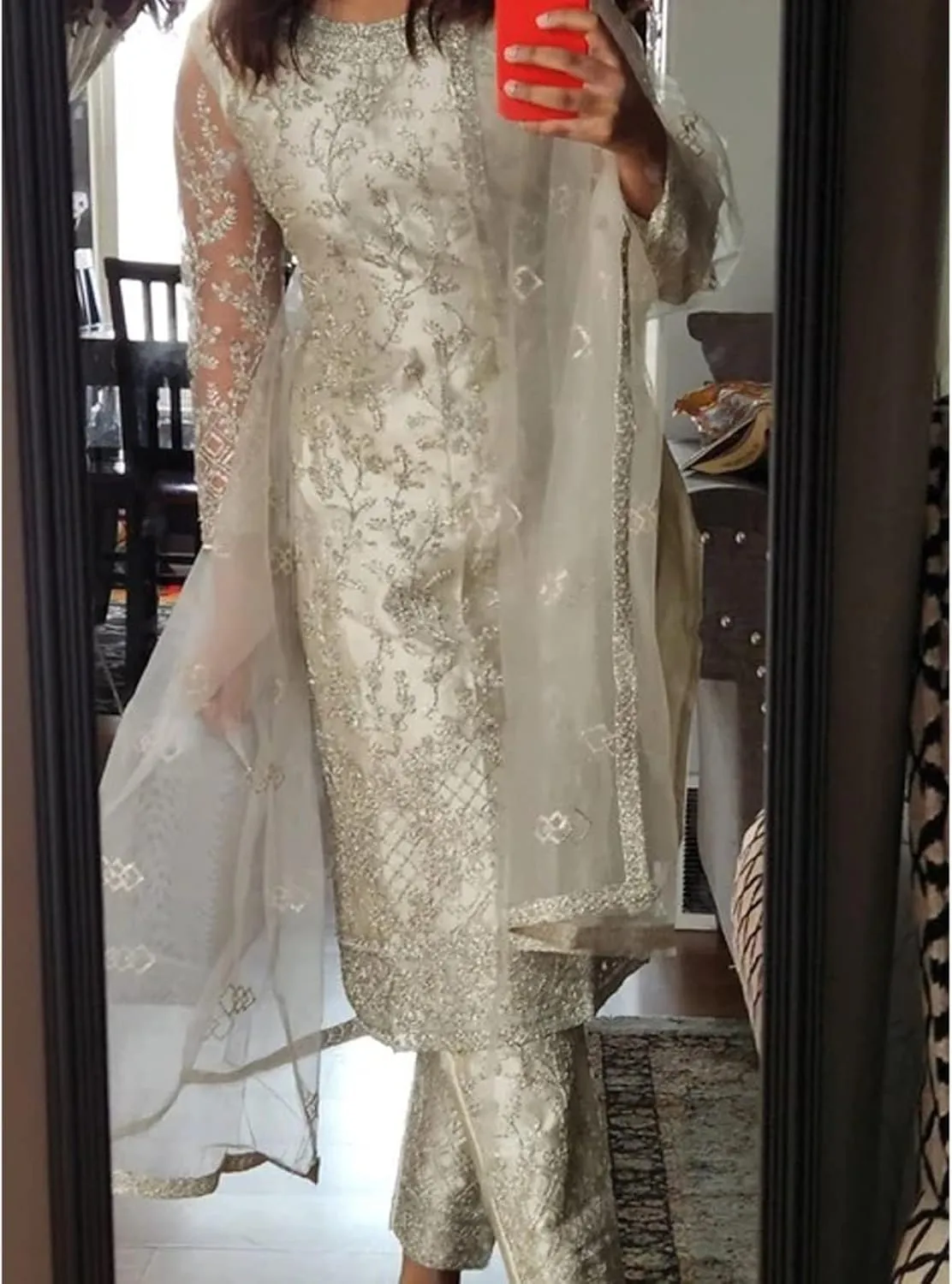 Party Wear Pakistani Designer Salwar Kameez Shrug Suits Indian Stitched Trouser Pant Plazzo Dress