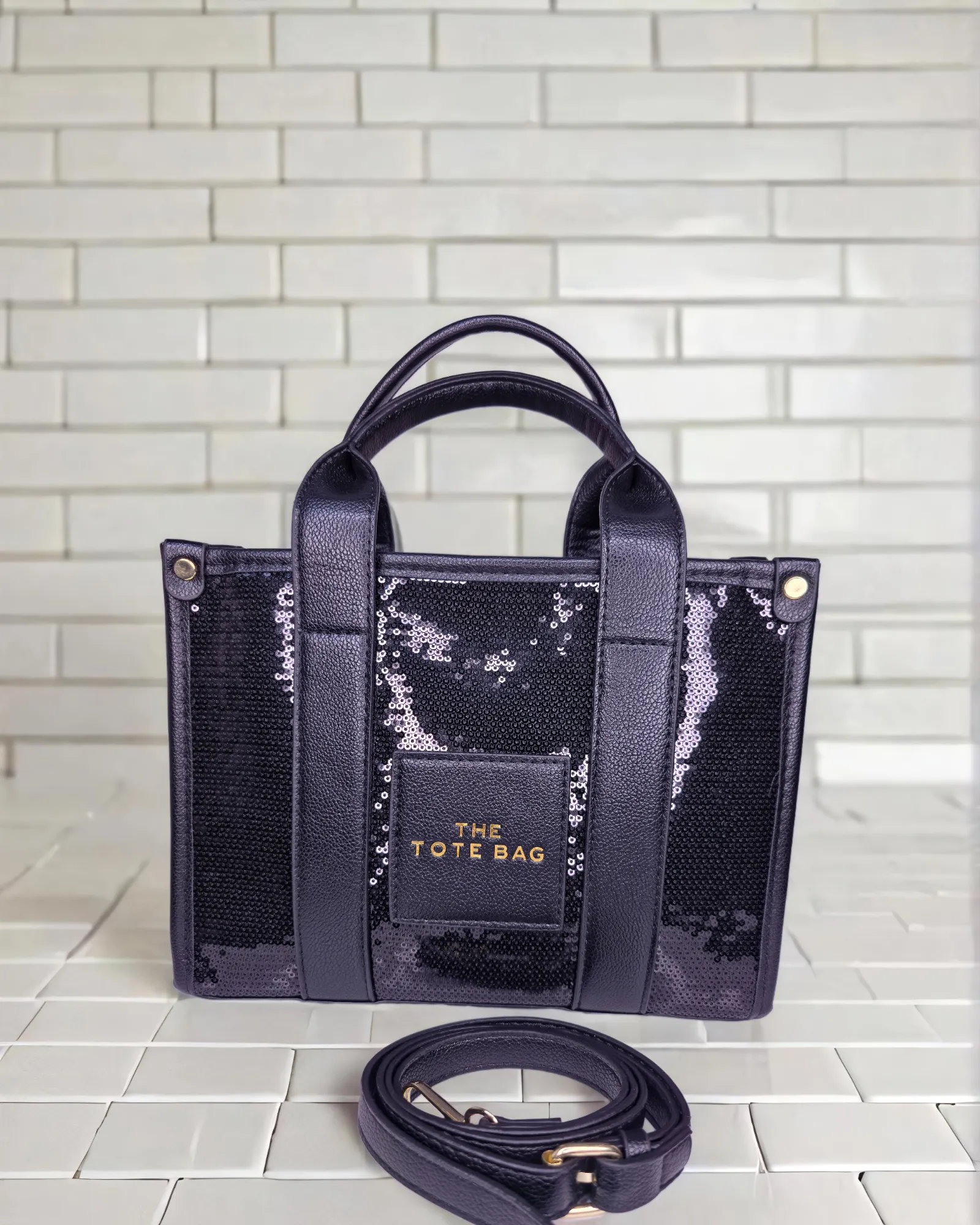 Party wear Sequenced tote bag