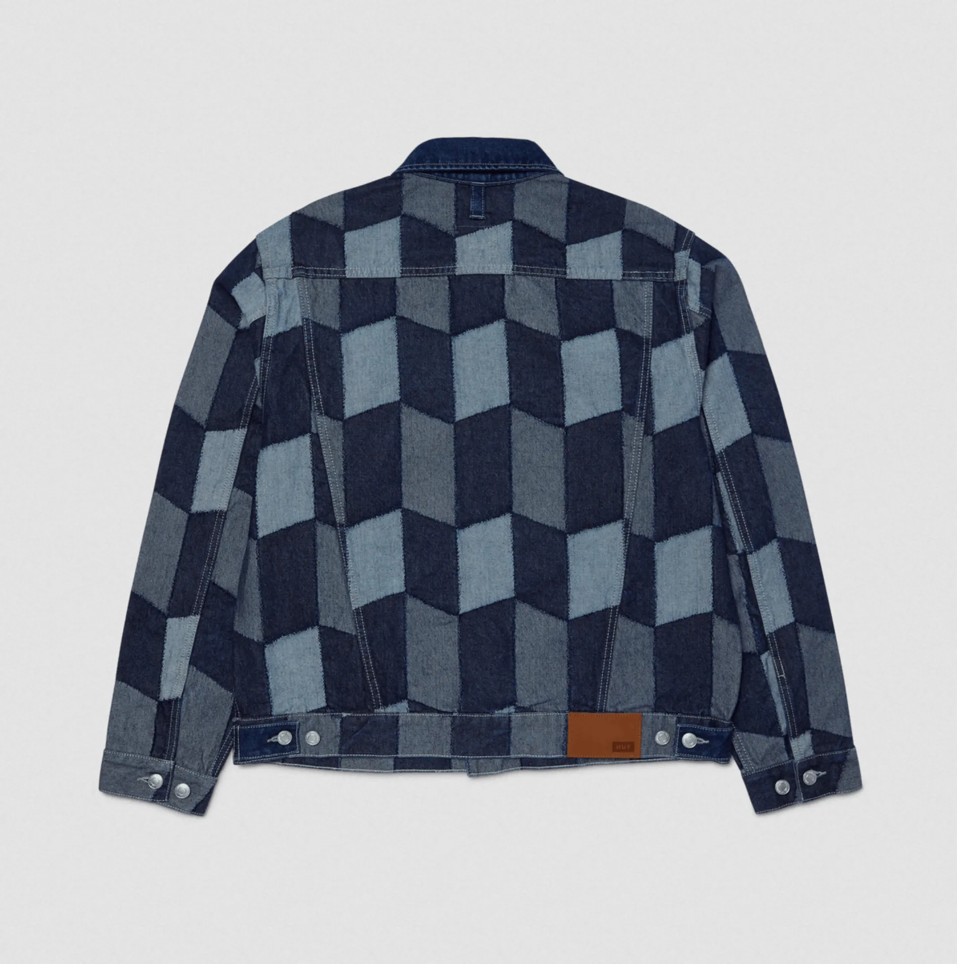 PATCHWORK DENIM JACKET DENIM