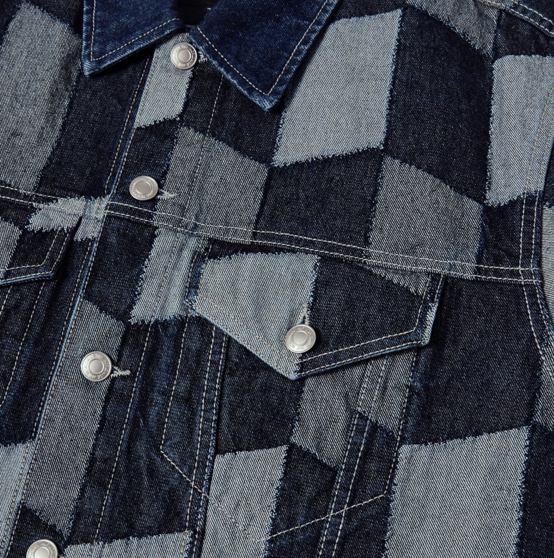 PATCHWORK DENIM JACKET DENIM
