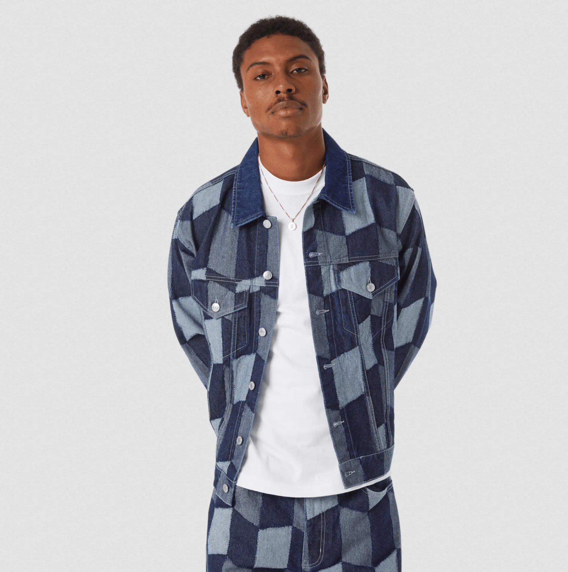 PATCHWORK DENIM JACKET DENIM