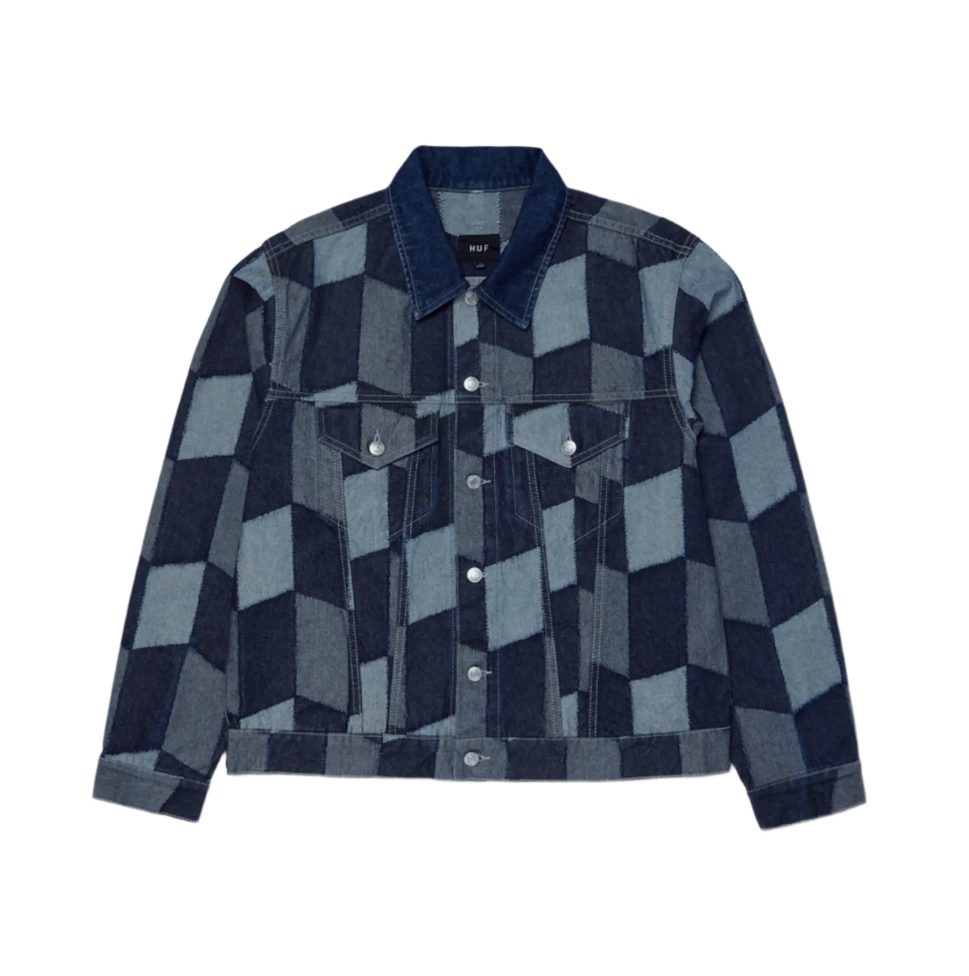PATCHWORK DENIM JACKET DENIM