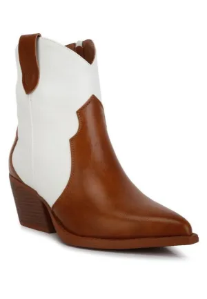 Patchwork Detail Boots
