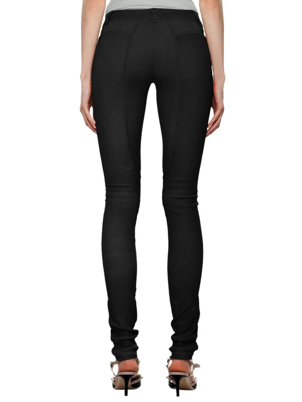 Patchy Trendy Leather Pants