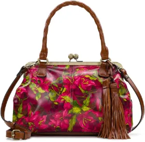 Patricia Nash Leather Rora Frame Satchel