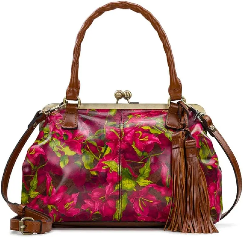 Patricia Nash Leather Rora Frame Satchel