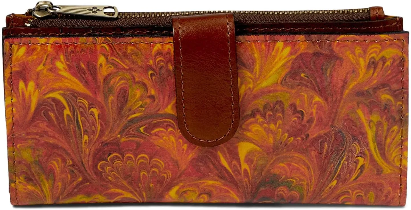 Patricia Nash Women's Nazari Wallet, Florentine Marbling Print
