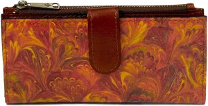 Patricia Nash Women's Nazari Wallet, Florentine Marbling Print