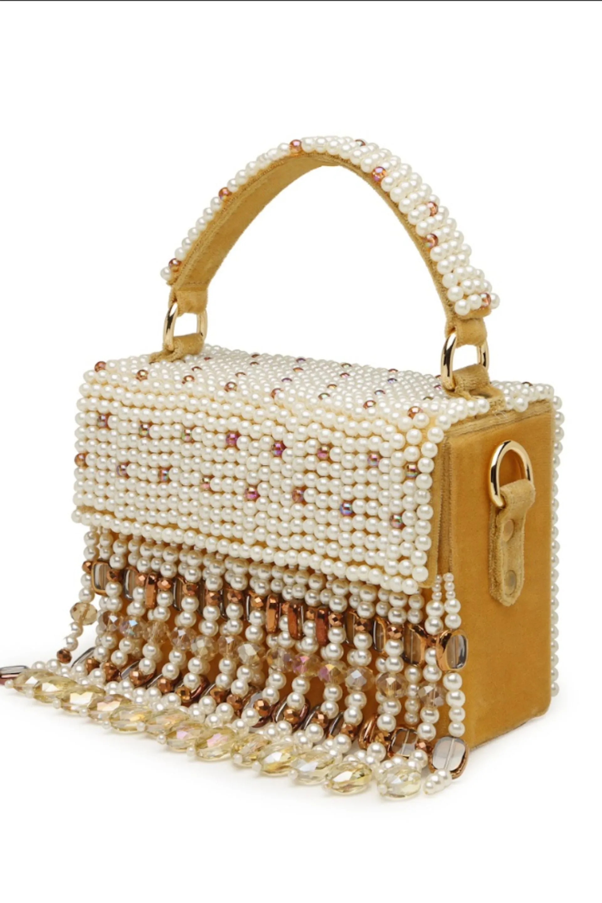 Pearl Mini Box Clutch