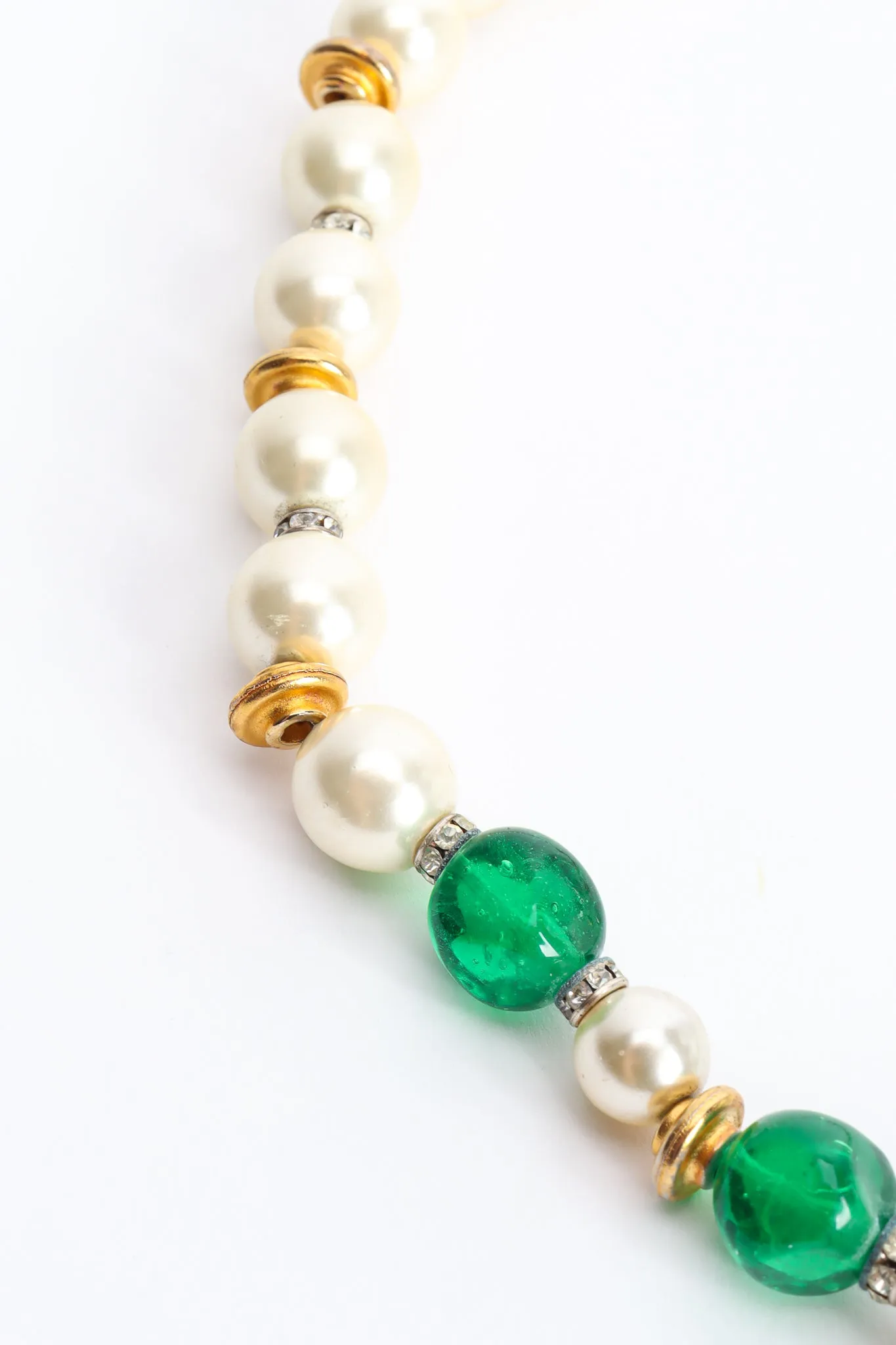Pearl Shield Pendant Necklace