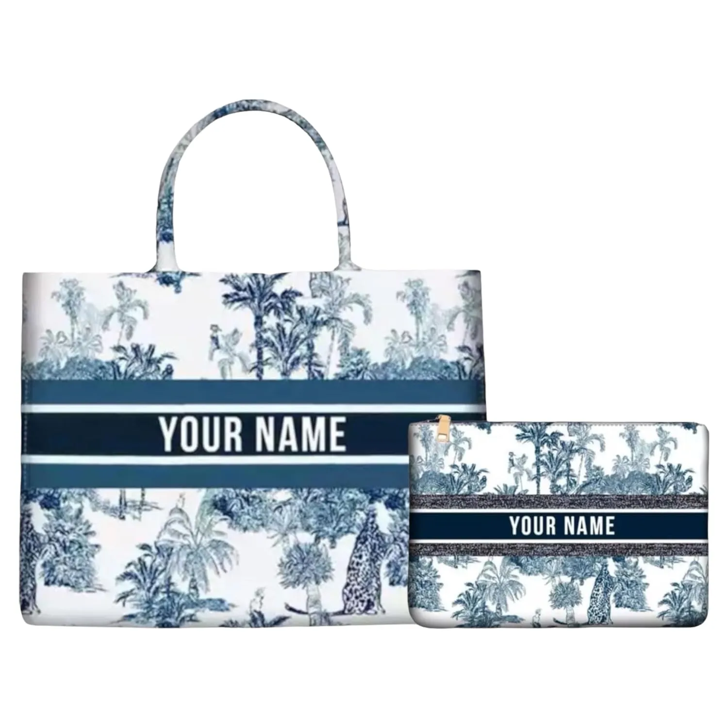 Personalized Book Tote Handbag   Clutch with Your Name or Initial Monogram Embroidery Design for Women Evening Bag Wedding Bridal Gift Beach Bag Shopper