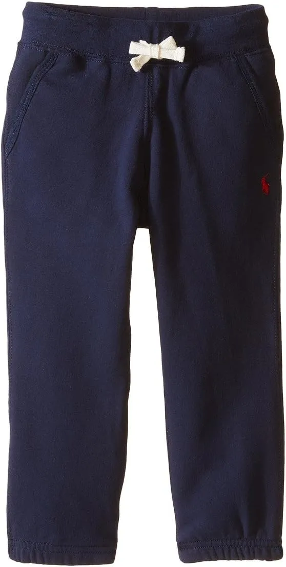 Polo Ralph Lauren Boys Fleece Cotton Sweatpants (Cruise Navy, 4)