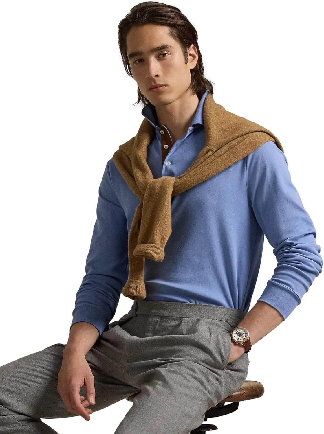 Polo Ralph Lauren Classic Fit Long Sleeve Soft Touch Polo