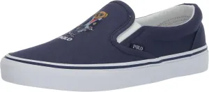 Polo Ralph Lauren Men's Keaton Patchwork Madras Slip-on Sneaker